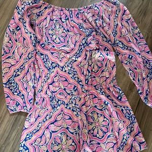 Lilly Pulitzer long quarter sleeve romper